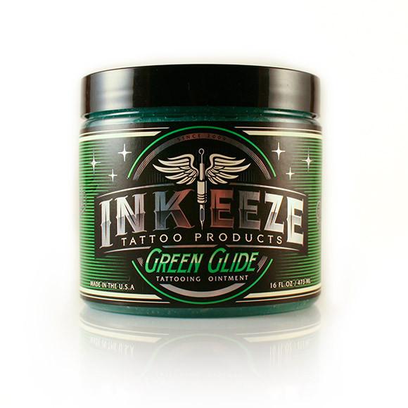 INK-EEZE GREEN TATTOO OINTMENT 16oz
