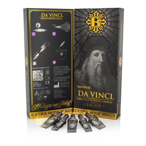BISHOP- DA VINCI V2 - Extra Wide Curved Mags - 10 Needles