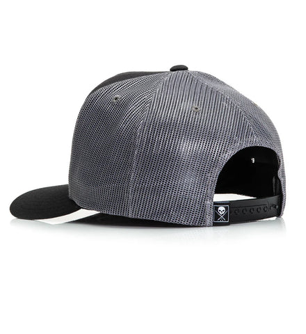 LA ROSA SNAPBACK - GREY / RED