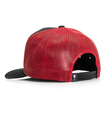 LA ROSA SNAPBACK - GREY / RED