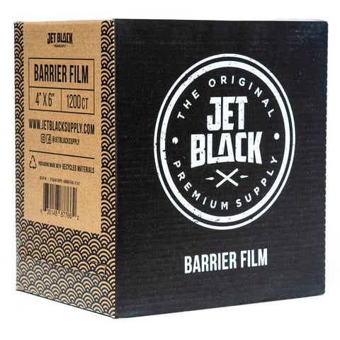 JET BLACK - 4"X6" BARRIER FILM TO PREVENT CONTAMINATION