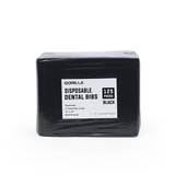 CAM - Black Disposable Lap Cloths / Dental Bibs 13" X 18" (500/Case) - Gorilla