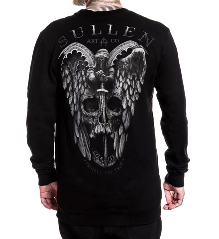 WINGED JUSTICE FRENCH TERRY LONG SLEEVE