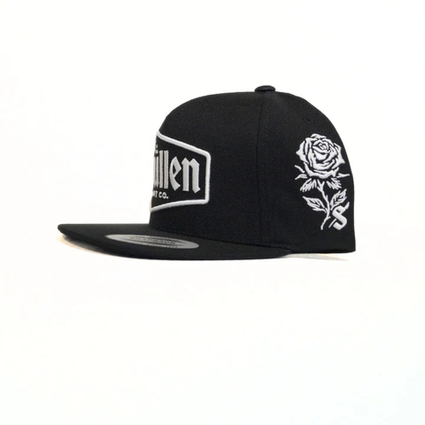 LAST RITES SNAPBACK - BLK/BLK - BLK/WHITE