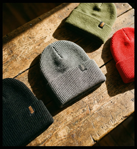 LINCOLN FLAG BEANIE - BLACK