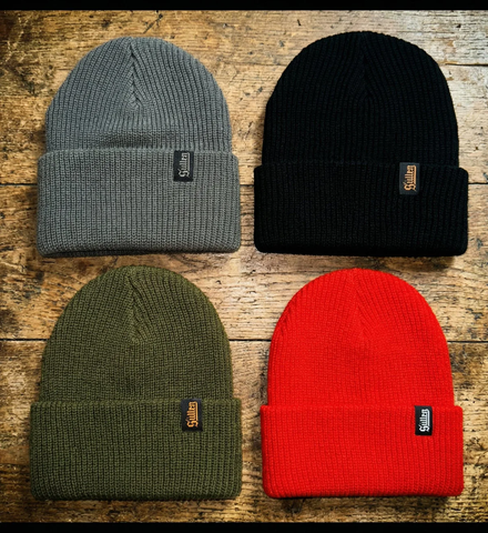 LINCOLN FLAG BEANIE - BLACK