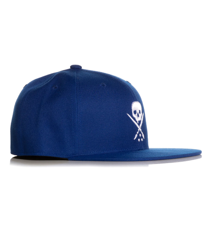 BADGE FITTED HAT - ROYAL BLUE