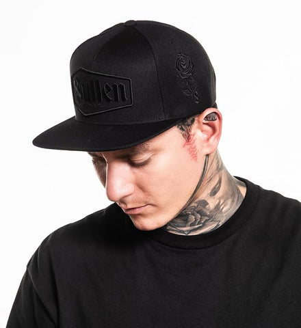 LAST RITES SNAPBACK - BLK/BLK - BLK/WHITE