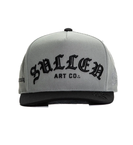 ROCK SCRIPT SNAPBACK - DARK CHARCOAL