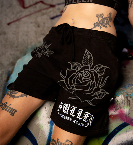 ROSE SWEATSHORTS BLACK