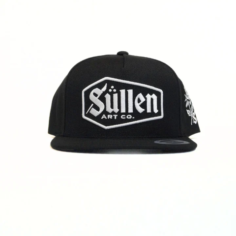 LAST RITES SNAPBACK - BLK/BLK - BLK/WHITE