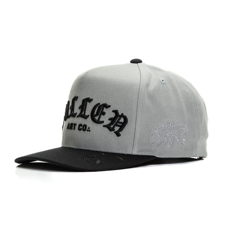 ROCK SCRIPT SNAPBACK - DARK CHARCOAL